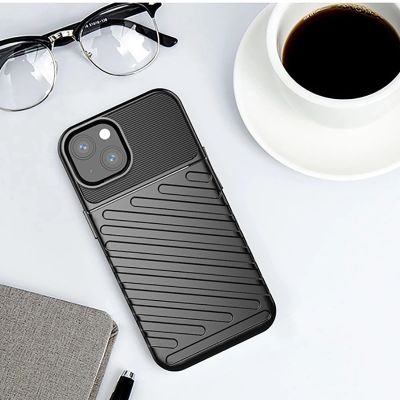 14. Thunder Case Flexibel Robuste Panzer Handyhülle TPU Schutzhülle für iPhone 13 mini blau