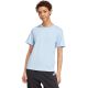 adidas Essentials Damen-T-Shirt mit kleinem Logo, Hellblau, JY4962