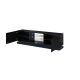 3. TV-Schrank QIU 200 MDF Hochglanz Schwarz/Hochglanz Schwarz