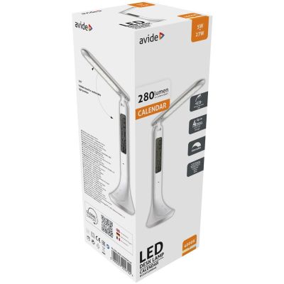 3. Avide ABLDL-CALENDAR-5W LED-Tischleuchte Weiß