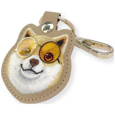 5. Nimmy Glasses Cool Dog Tracker Hülle - Braun