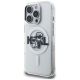 2. Karl Lagerfeld IML Glitter Karl & Choupette Sketch Logo MagSafe Hülle für iPhone 16 Pro Max - Transparent