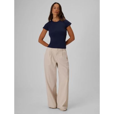 3. Damen-T-Shirt, schmal geschnitten, einfarbig, Größe 4F 4FRSS26TTSHF4520-31S