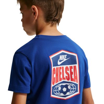 4. Nike Chelsea FC Premier Kinder-T-Shirt Blau IQ5003 495