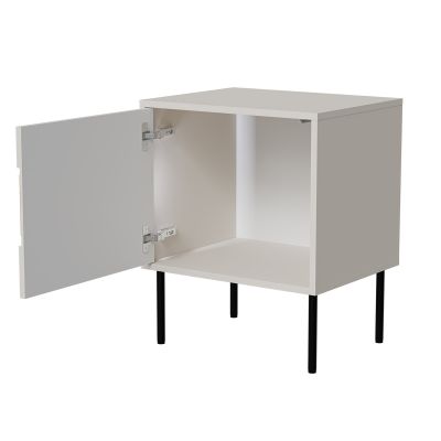 3. INSERTO Nachttisch, 2-teilig, 50 x 40 x 61,5 cm, Kaschmir + LED