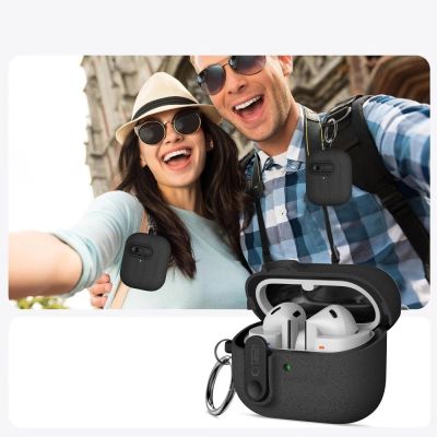 5. Tech-Protect Slim Hook Hülle für Samsung Galaxy Buds 3 / 3 FE / 3 Pro – Schwarz
