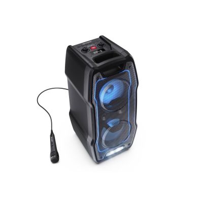 5. Sharp PS-931 Tragbarer Party-Lautsprecher, Schwarz, 180 W