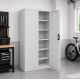 6. Iron Mate MARS Metall-Garagenschrank 185 x 90 x 45 Grau RAL7035