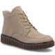 Beige Leder-Keilstiefeletten für Damen Rieker Y4304-20