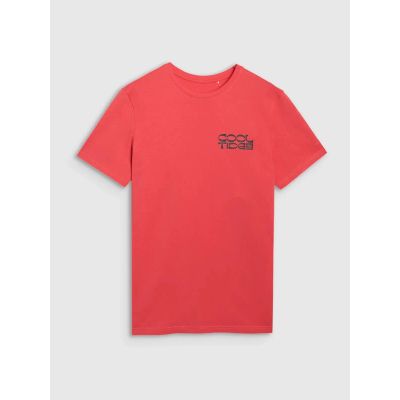 5. Herren-T-Shirt mit Aufdruck, regulär, Größe 4F 4FWSS25TTSHM1984-63S