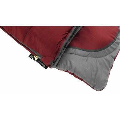 4. Outwell Contour Junior Schlafsack (140 cm) - rot/grau