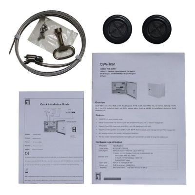 4. LevelOne 10x GE OSW-1031 Switch 8x Ausgänge 802.3at/af PoE - Switch - Power over Ethernet (OSW-1031)