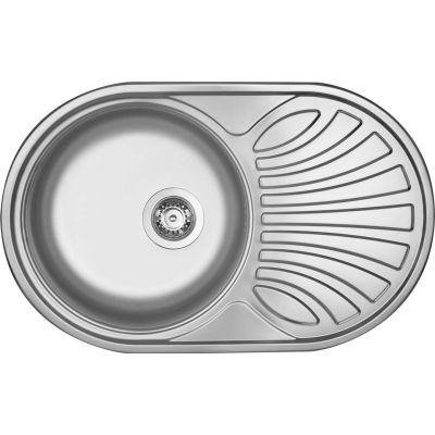 Einbecken-Stahlspüle mit Abtropffläche Deante ZEU_011B 5907650846390