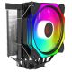 Rampage OCTAGONC50-BLACK CPU-Kühler LGA1700/AM5 1800RPM 120mm ARGB PWM Lüfter
