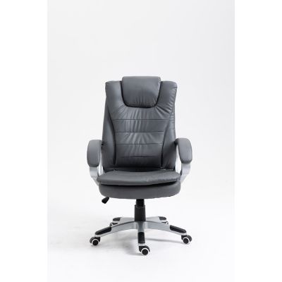 3. Activejet beheizter Massage-Bürostuhl YK7304 Grau