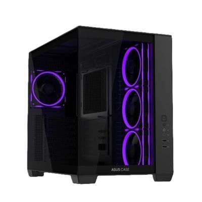 4. Asus A32 PLUS TG ARGB SCHWARZE Hülle