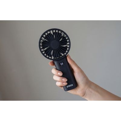 5. NOVEEN F120 USB-wiederaufladbarer Handventilator für den Schreibtisch