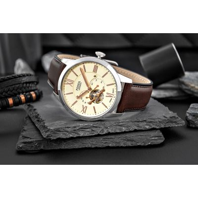 6. FOSSIL Townsman Automatikuhr ME3266 für Herren + Box