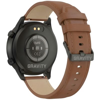 13. Smartwatch Gravity Black 2 Armbänder GT10-4