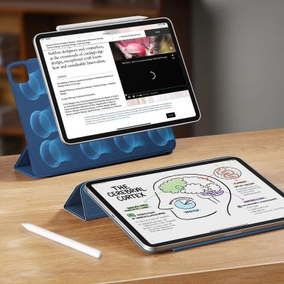 2. ESR Rebound Magnethülle für iPad Pro 12,9" 2020 / 2021 / 2022 / iPad Air 13" 2024 / 2025 - Blau