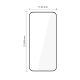 2. Tech-Protect Glass Fit+ 2er-Pack Schutzglas für Xiaomi 17T – Schwarz