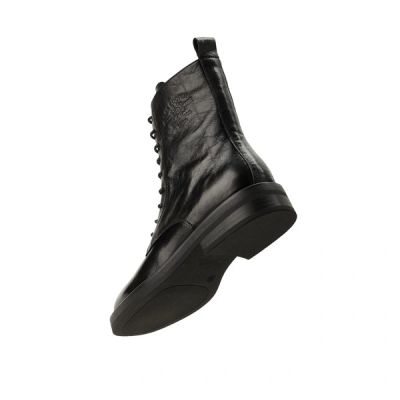 3. Lee Cooper Damenschuhe, Stiefeletten, schwarz, Naturleder, modisch