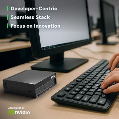 13. MSI AI EdgeXpert MS-C931 ARM Cortex-X925 10-Kern + ARM Cortex-A725 10-Kern, 128 GB LPDDR5x SSD, 4 TB M.2 NVMe, NVIDIA GB10, Grace Blackwell Superchip, 1000 AI TOPS (FP4, Sparse), WiFi 7, 10GbE, NVIDIA DGX OS