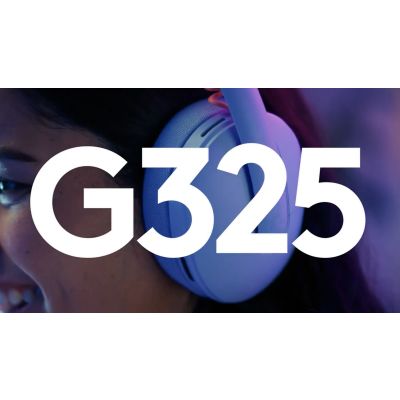 8. Logitech G G325 LIGHTSPEED Kabelloses Gaming-Headset mit Bügel, USB Typ-C, Bluetooth, Schwarz