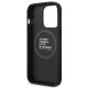 7. Hülle BMW BMHMP14L22PTDK iPhone 14 Pro 6.1 "schwarz / schwarz Leder Stamp Tricolor Magsafe