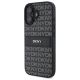 2. DKNY Texture Pattern Tonal Stripe Hülle für iPhone 16 – Schwarz