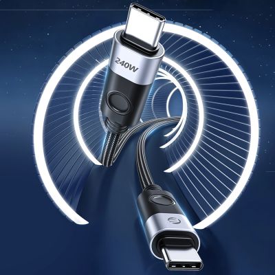 10. Orico CC240 USB-C-zu-USB-C-Kabel, 240 W, USB 4.0, 40 Gbit/s, 8K, 60 Hz, 1,5 m – Schwarz