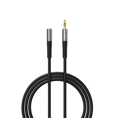 Orico AXF Mini-Klinkenstecker 3,5 mm auf Buchse Audiokabel 1 m - Schwarz