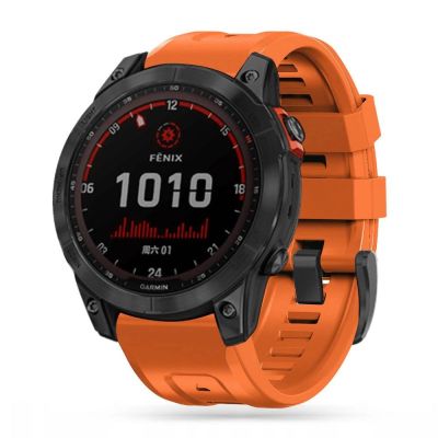 2. Tech-Protect IconBand Armband für Garmin Fenix ​​​​5 / 6 / 6 Pro / 7 - Orange