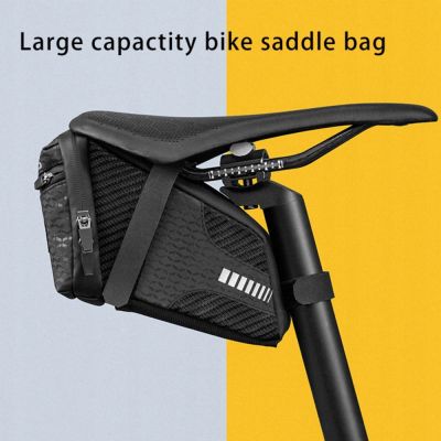 2. Rockbros C29-BK wasserdichte Fahrradtasche unter dem Sattel – schwarz