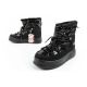 8. Lee Cooper Damen Winter-Wandersportschuhe, isoliert, Lackleder
