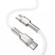 3. Baseus Cafule Series Metal Data USB-C / USB-C PD QC SCP 100W 5A 1 m Kabel - Weiß