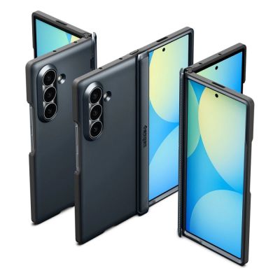 7. Spigen Slim Armor Pro Magsafe Hülle für Samsung Galaxy Z Fold 8 Ultra – Dunkelgrau