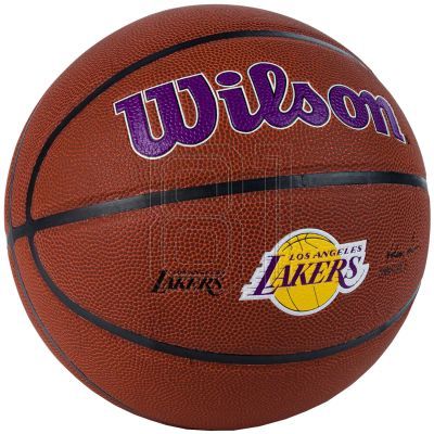 4. Basketball ball Wilson Team Alliance Los Angeles Lakers Ball WTB3100XBLAL