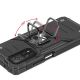 5. Wozinsky Ring Armor robuste Hybrid-Hülle + Magnethalterung für Samsung Galaxy A72 4G blau