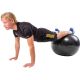 18. FITNESSBALL 65CM SCHWARZ PURE 2 IMPROVE