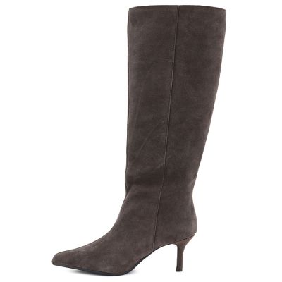 3. Damen-Lederstiefel mit hohem Absatz, gefüttert, braun, Big Star UU274497
