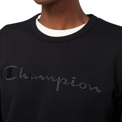 11. Champion Rundhals-Sweatshirt Herren Schwarz 220272 KK001