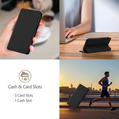 4. Tech-Protect Wallet Case für iPhone 16e / 17e - Schwarz