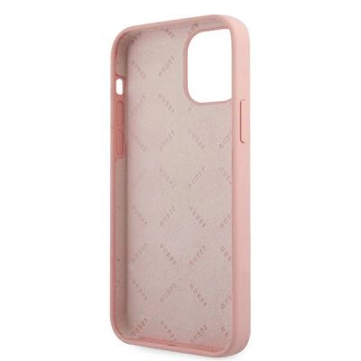 7. Guess GUHCP12LLSVSPG iPhone 12 Pro Max 6.7" rose grün/grün pink Hardcase Silikon Vintage
