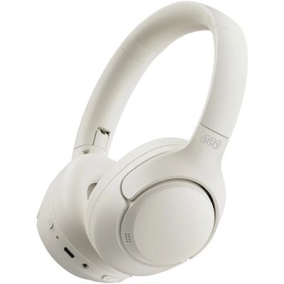 QCY H3 Over-Ear-Kopfhörer mit ANC, Bluetooth 5.4 und Hi-Res-Audio – Weiß
