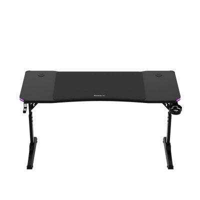 11. Huzaro Hero 3.6 RGB Schwarzer Gaming-Schreibtisch