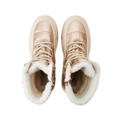 4. Lee Cooper Damen-Winterstiefel, metallisch gefütterte Stiefeletten mit Reißverschluss