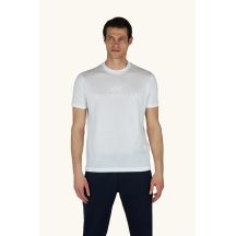 Paul&Shark Herren-T-Shirt aus Baumwolle und Lyocell, hellbeige (26411007-108) – klassischer Tragekomfort