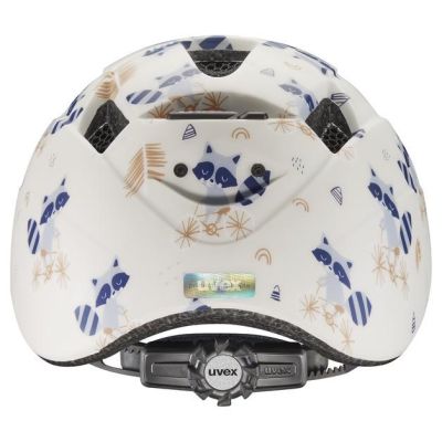 7. UVEX Kid 2 CC Kinderfahrradhelm 46-52 cm, Waschbär-Matt