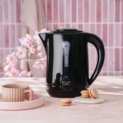 7. ADLER AD 1244b Wasserkocher schwarz